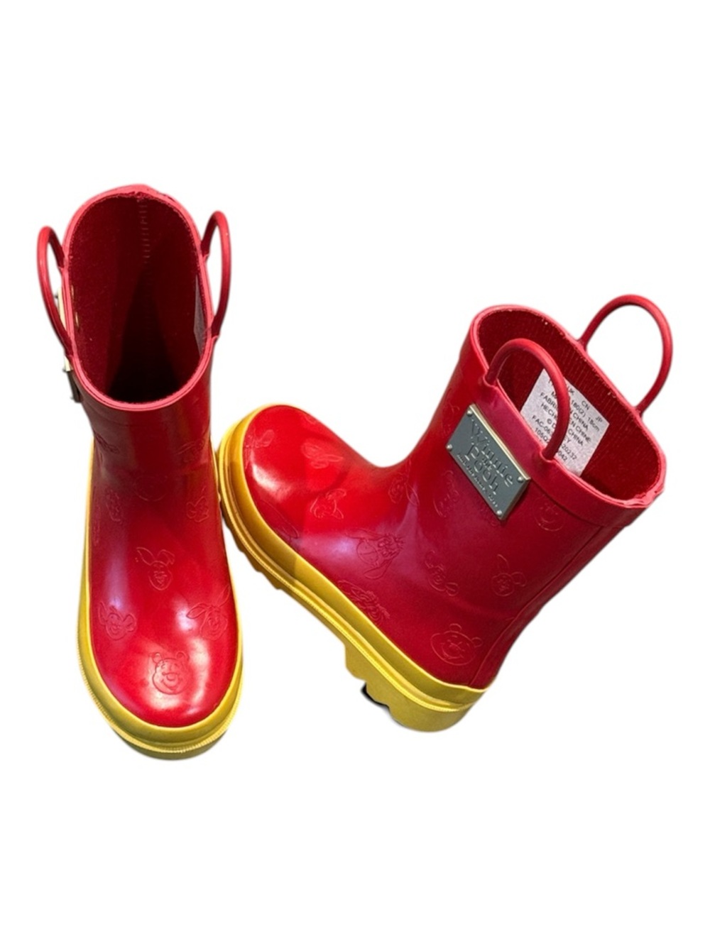 Disney Store Winnie the Pooh Red Rain Boots